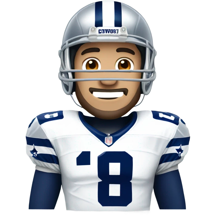 tony romo in dallas cowboys uniform  emoji