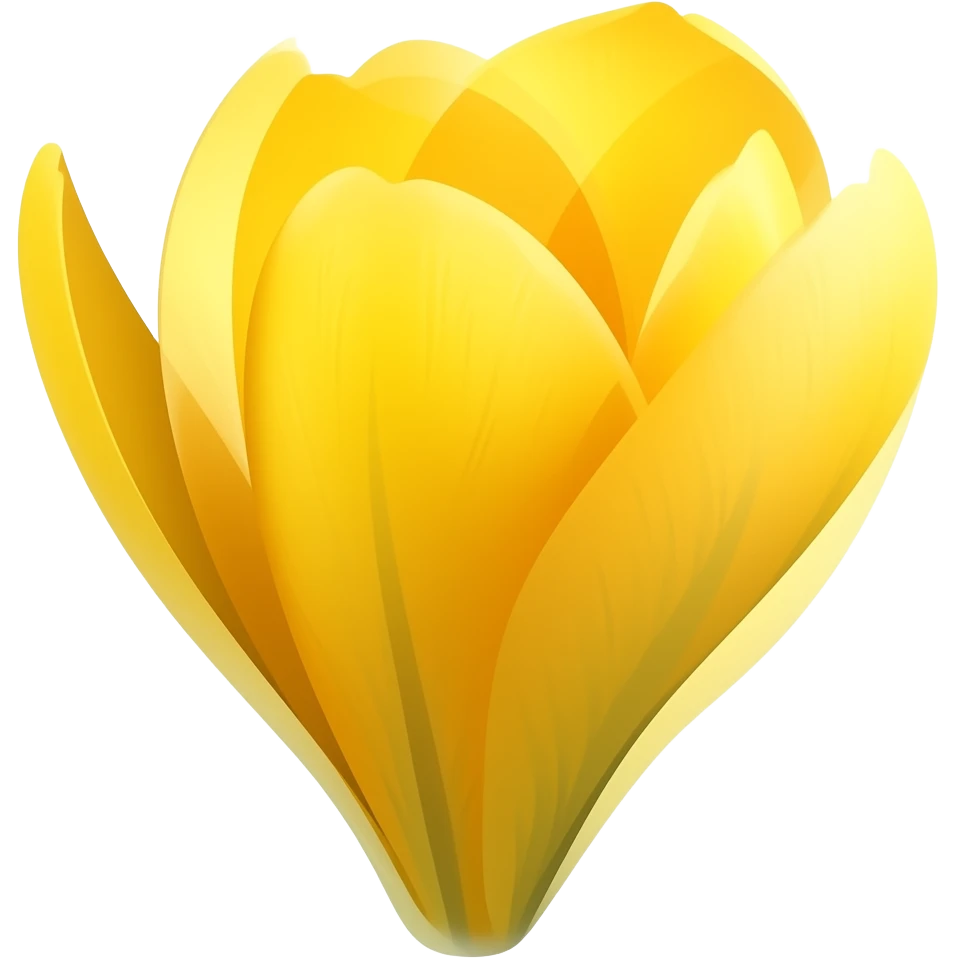 żółty krokus emoji