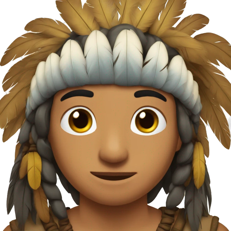 Indio plumas emoji
