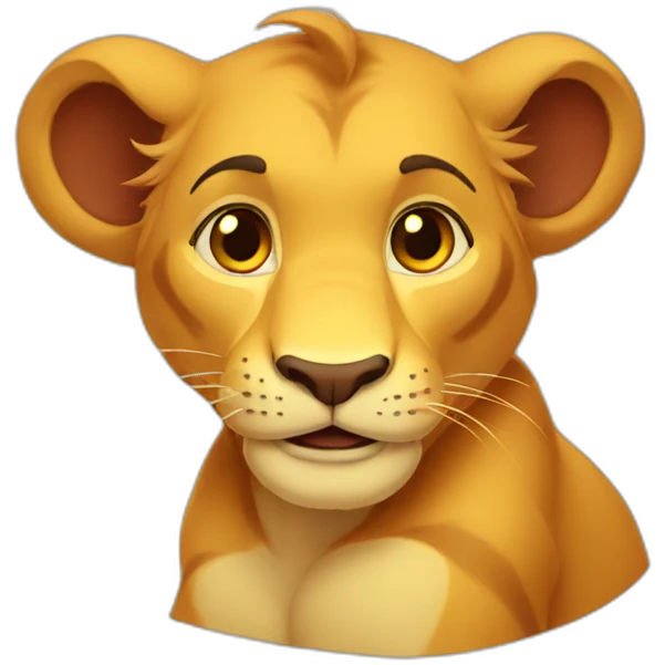 Simba emoji
