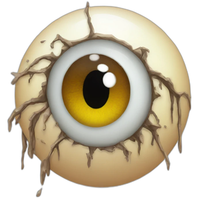 decaying eyeball emoji