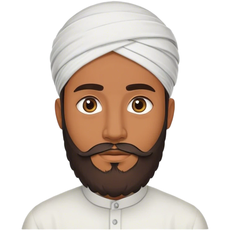 27 year old Muslim man with beard. Pakistani  emoji