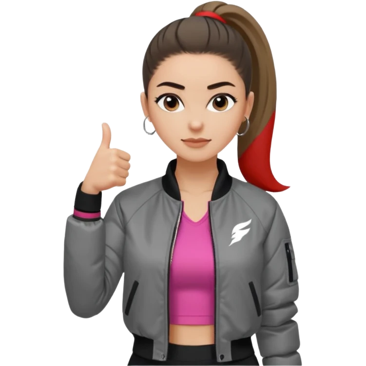 สีตาโทนเทาเท่ ๆ มีประกายคม

คิ้วได้รูป มองแล้วดูสตรอง

ผมหางม้าสูง / ผมสั้นสปอร์ต

เสื้อแจ็กเก็ต / ลุคสตรีทแฟชั่น

ท่าโพสกอดอก / ชูนิ้วโป้ง / เดินมั่น ๆ
ฟีล: Girl Boss, cool beauty, minimal but powerful emoji