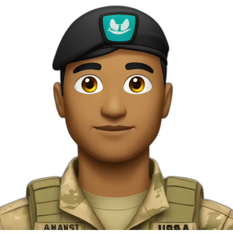 Afghanistan usa army emoji