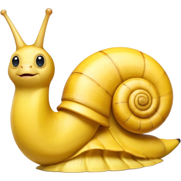 Banana snail  emoji