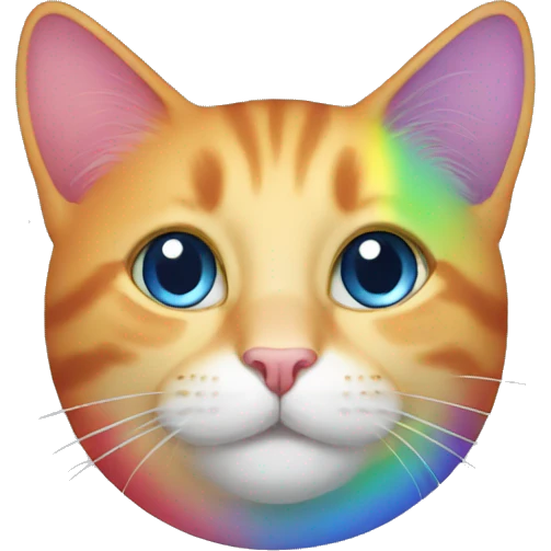 cat rainbow emoji
