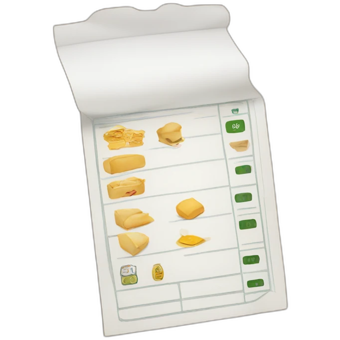restaurant receipt emoji