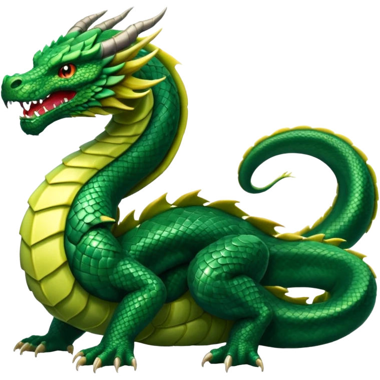 Eastern dragon straight  emoji