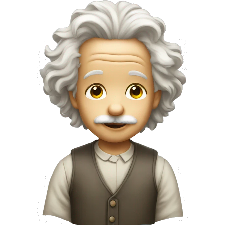 Einstein kid emoji