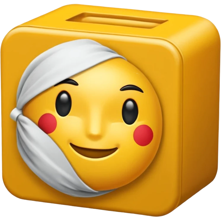Белый Бумбокс с неоновыми колонками emoji