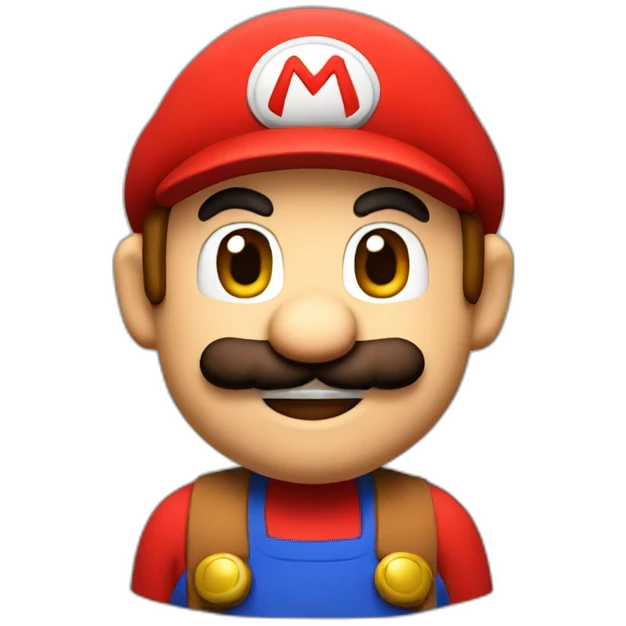 mario with red hat emoji