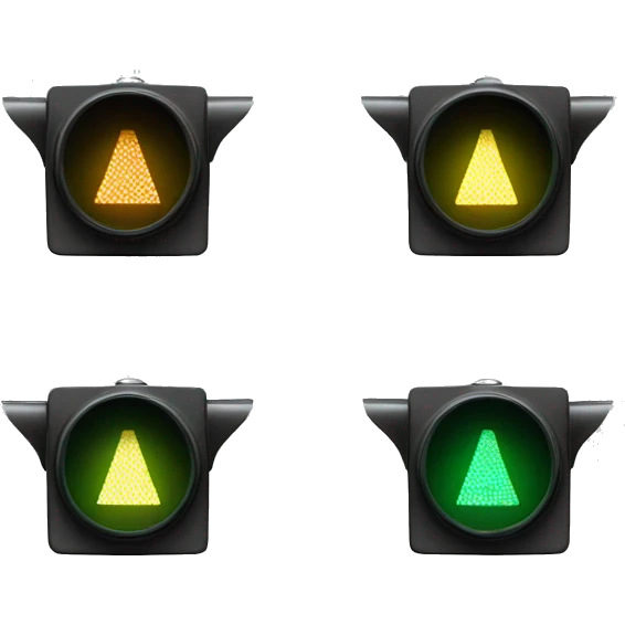 green traffic light emoji