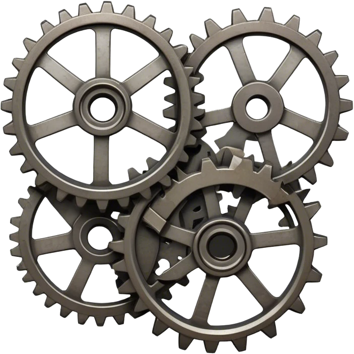 Broken gear emoji