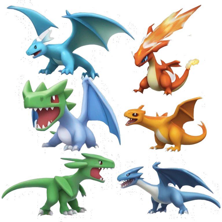  Latios-Silvally-Flygon-Charizard-Fakémon  emoji