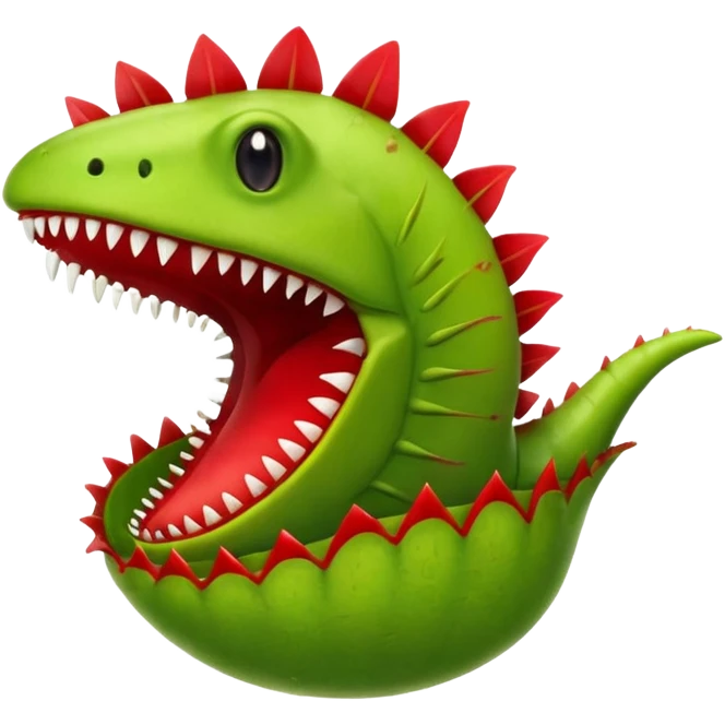 realistic venus fly trap emoji