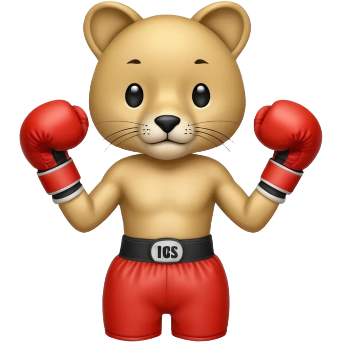 Animal with boxing gloves emoji