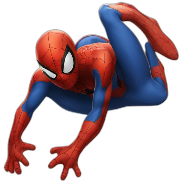 Spider man sur Pikachu emoji
