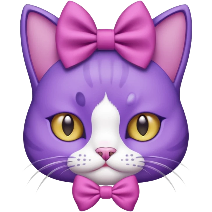 💜🐱🎀 emoji