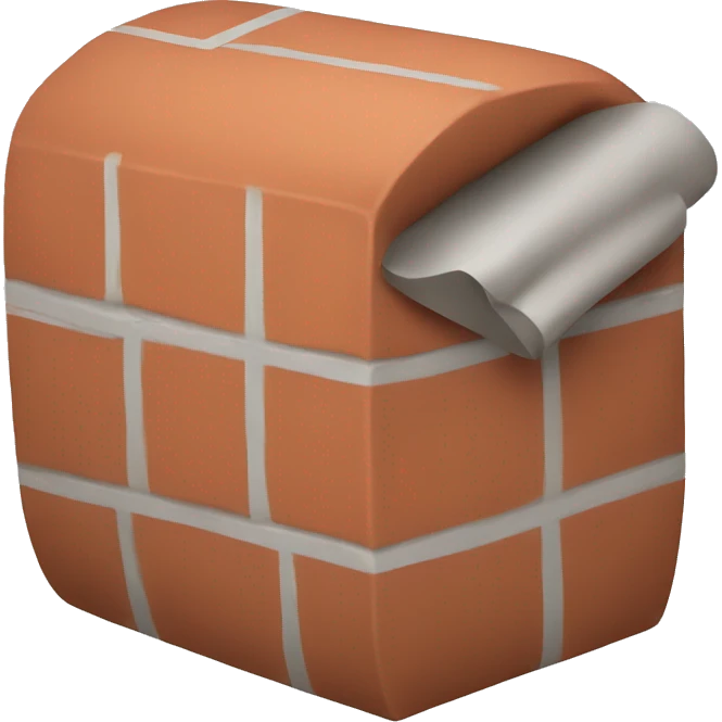brick with a roll  emoji
