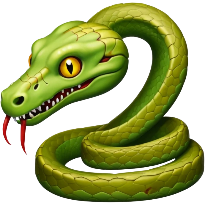 Zombie snake emoji