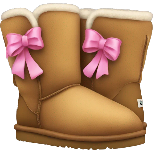 Uggs with bows emoji