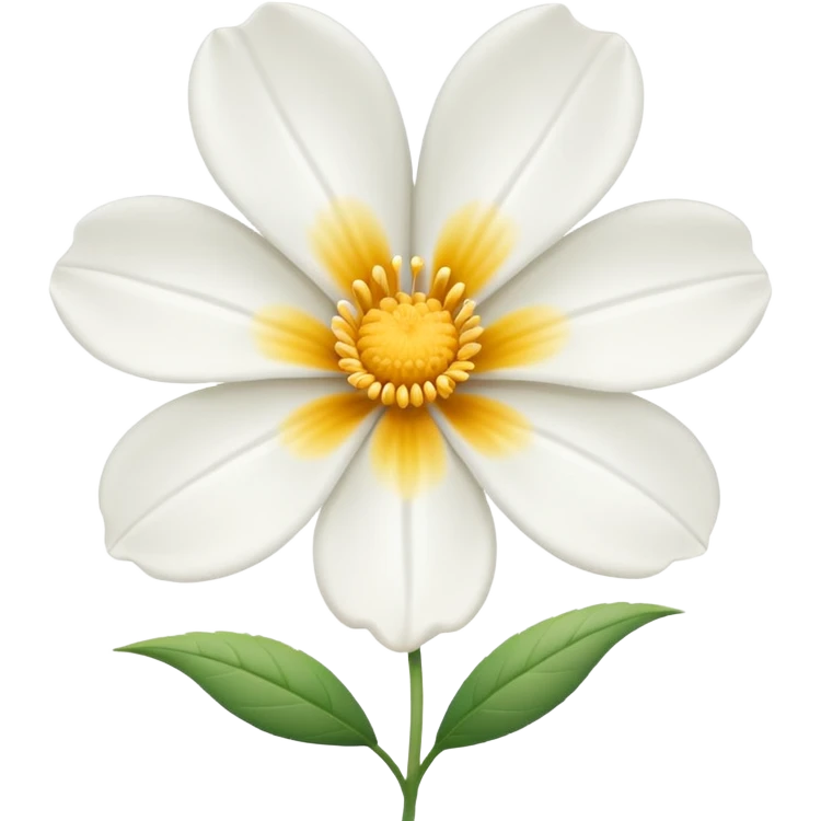 contour de fleur juste la forme emoji