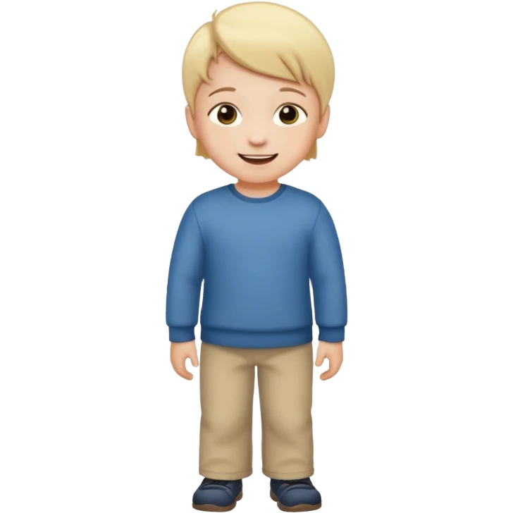 small child standing emoji