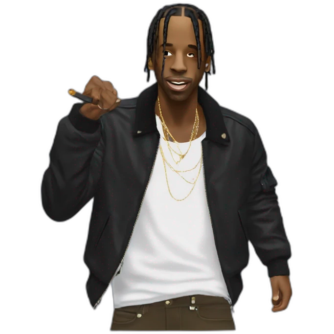 Travis scott in live emoji