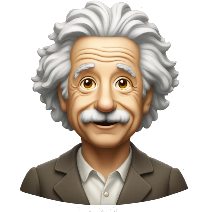albert einstein happy philosopher emoji