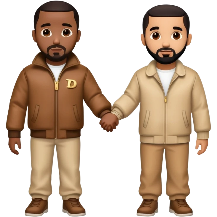 diddy and drake holding hands emoji
