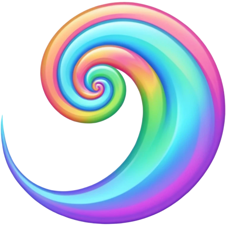 whimsical magical swirl with glowing effects emoji
