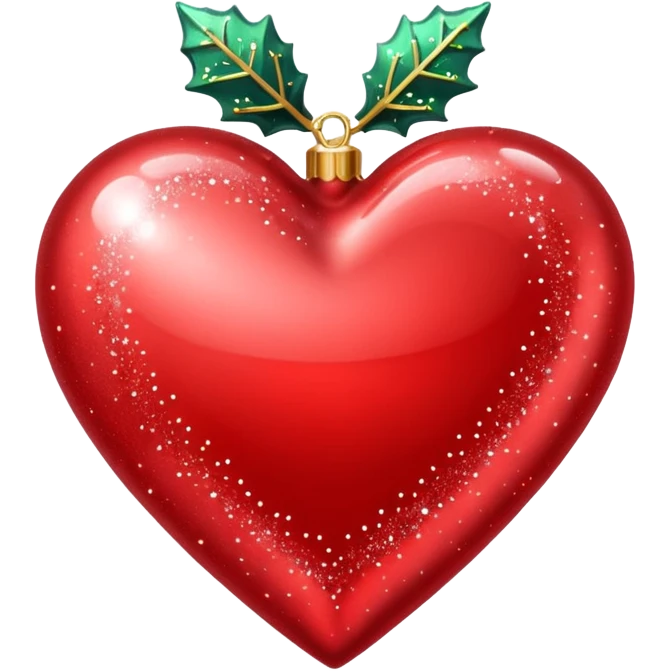 christmas emoji heart emoji