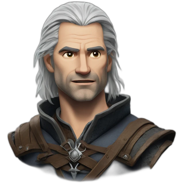 The Witcher actor when saying "Why did the Witcher cross the road? To get to the other side of the monsters!" emoji