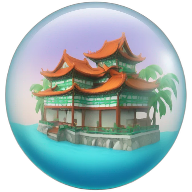 souvenir glass ball emoji