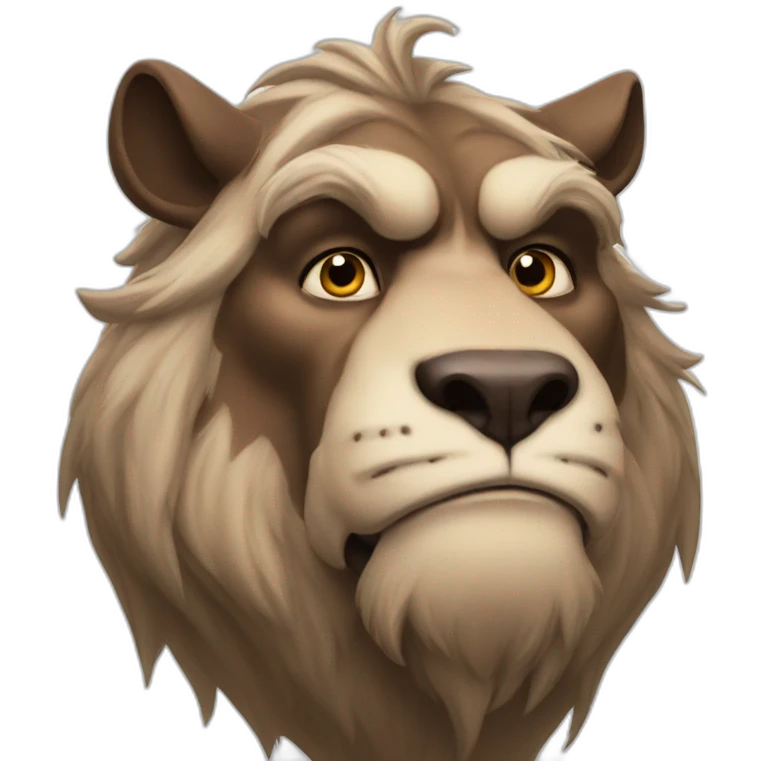 beast from beauty and the beast emoji
