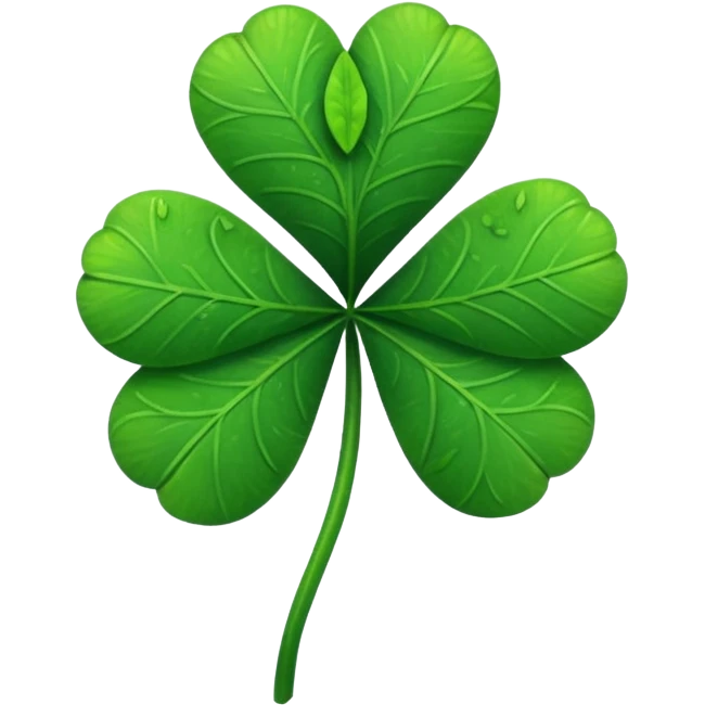 5 leaf clover emoji