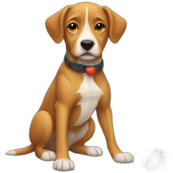 dog in the gym emoji