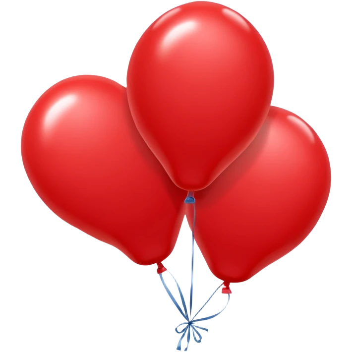 a four number balloon  emoji