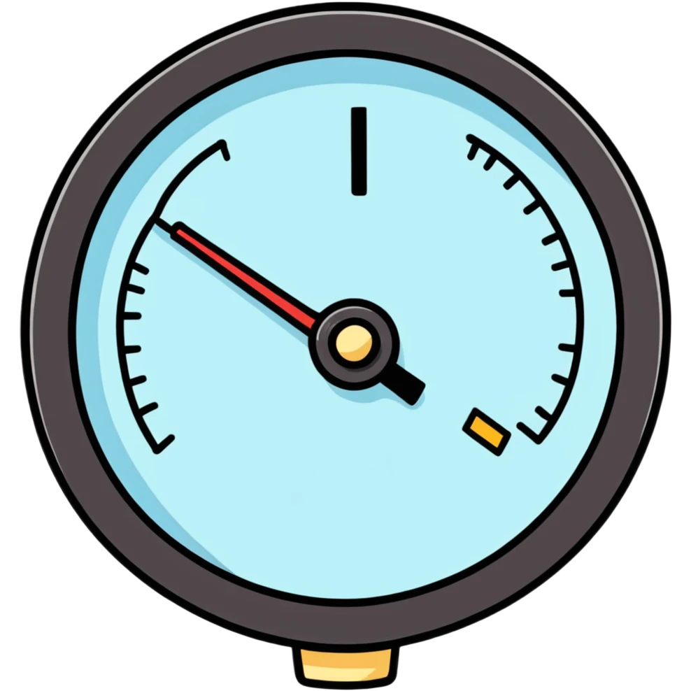 broken pressure gauge emoji