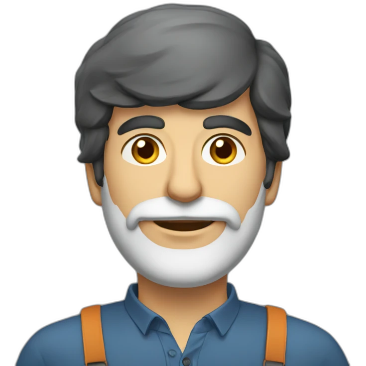 smart persian man emoji