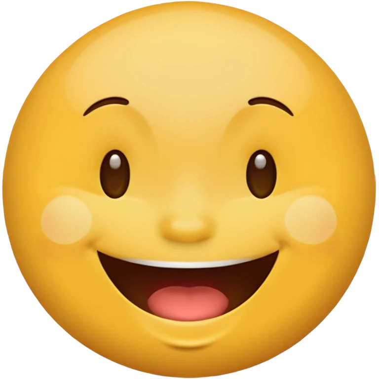Round face emoji laughing  emoji