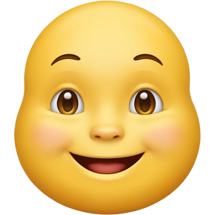 Yellow emoji with a double chin emoji