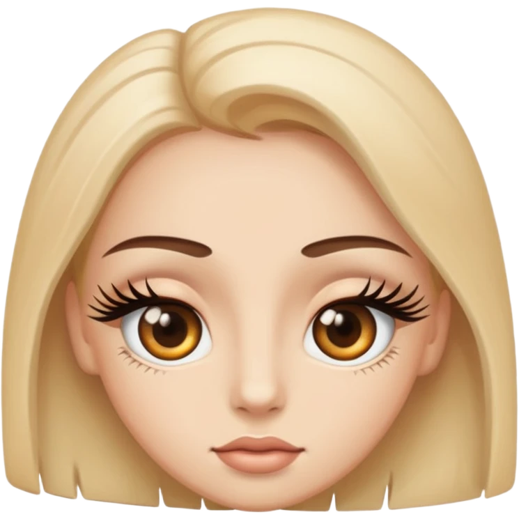 Eyes with lashes emoji