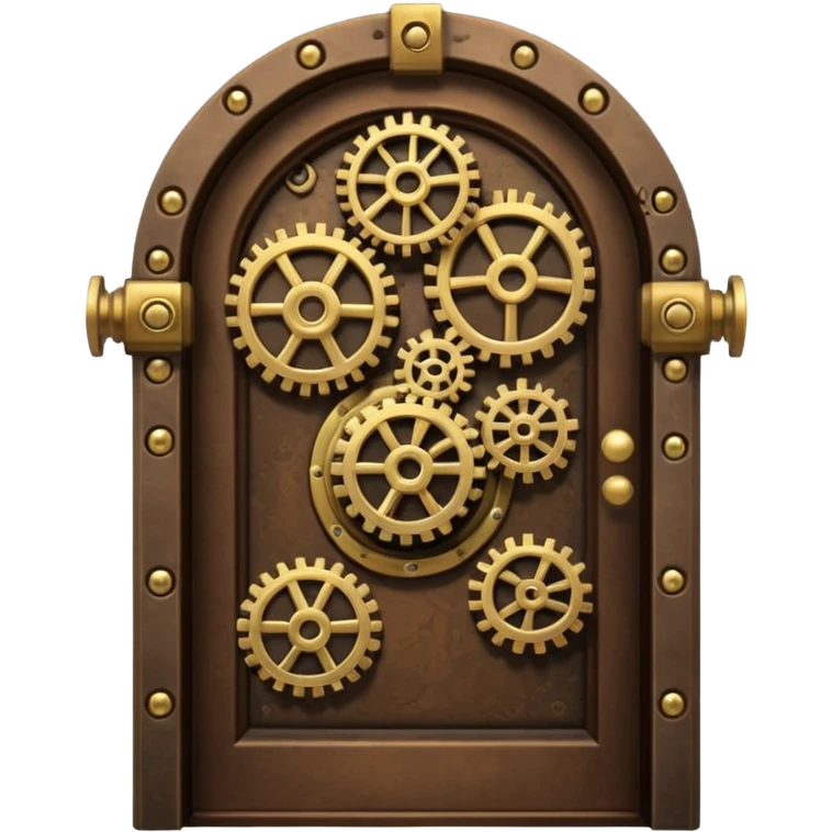 steampunk door with gears emoji