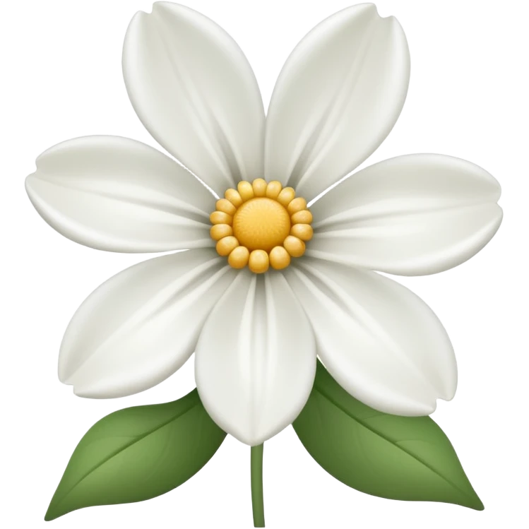 white flower  emoji