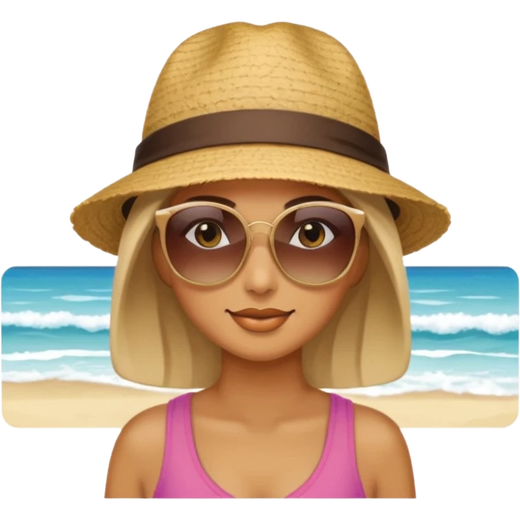 beach woman emoji