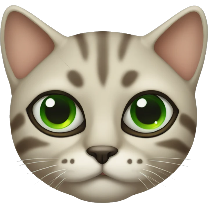 GATO CON OJOS VERDES significado  emoji