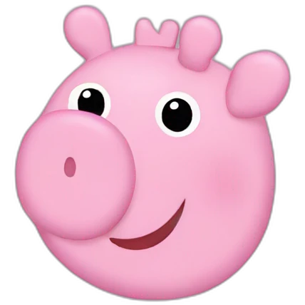 Peppa pig emoji
