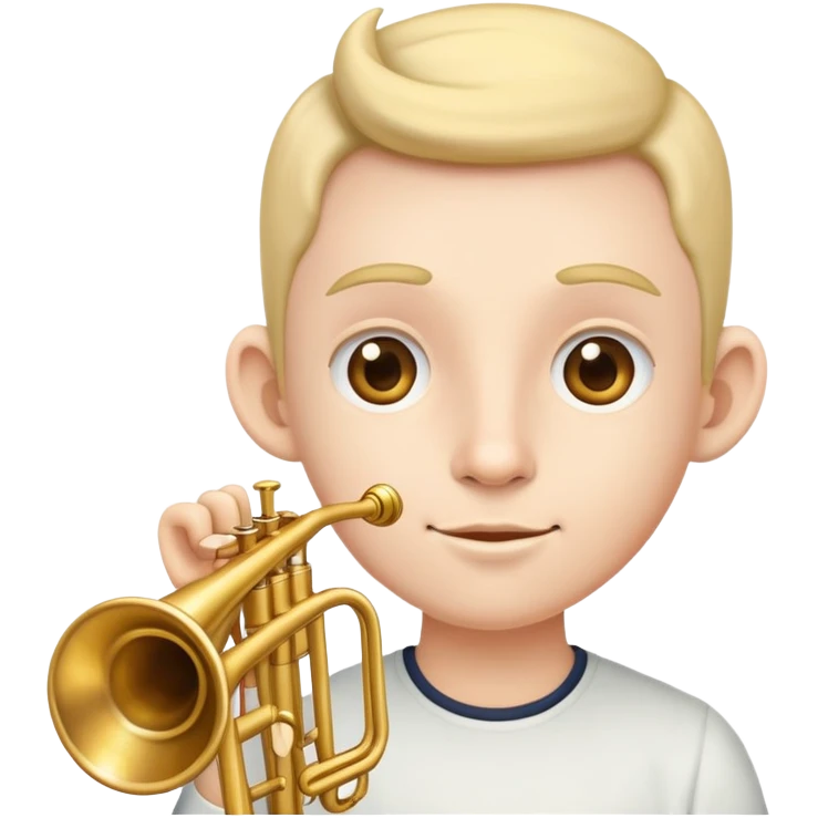 Character with trumpet-shaped ears emoji