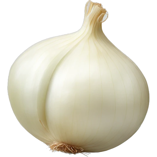 Diced white onion emoji